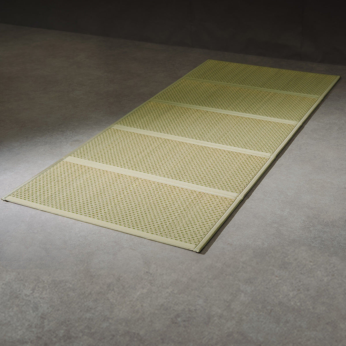 Foldable Tatami Floor Mat – Flare, Five-Panel, Green