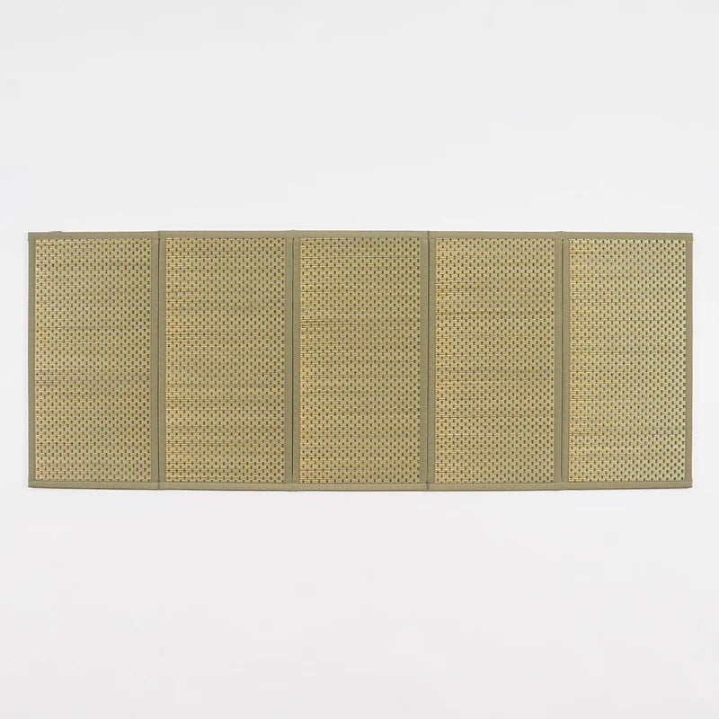 Foldable Tatami Floor Mat – Flare, Five-Panel, Green