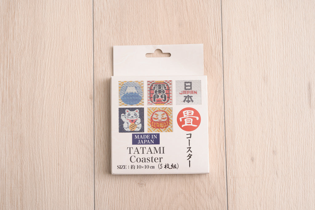 Japanese Igusa Tatami Coaster Set of 5 Art & Culture Collection