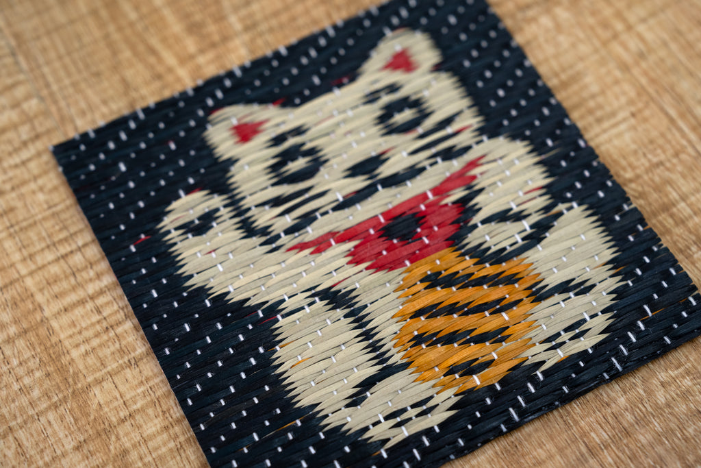 Japanese Igusa Tatami Coaster Set of 5 Art & Culture Collection