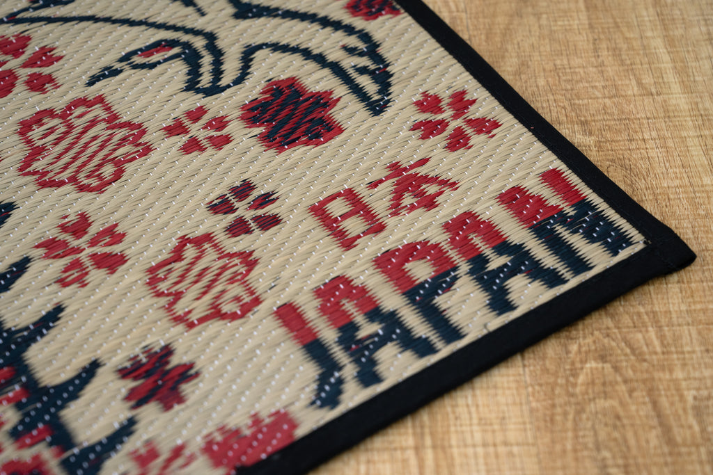 Japanese Igusa Tatami Mat Placemat "Goju" Japanese Shrine art 28×30cm