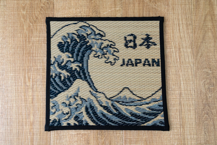 Japanese Igusa Tatami Hokusai art Mat Placemat 