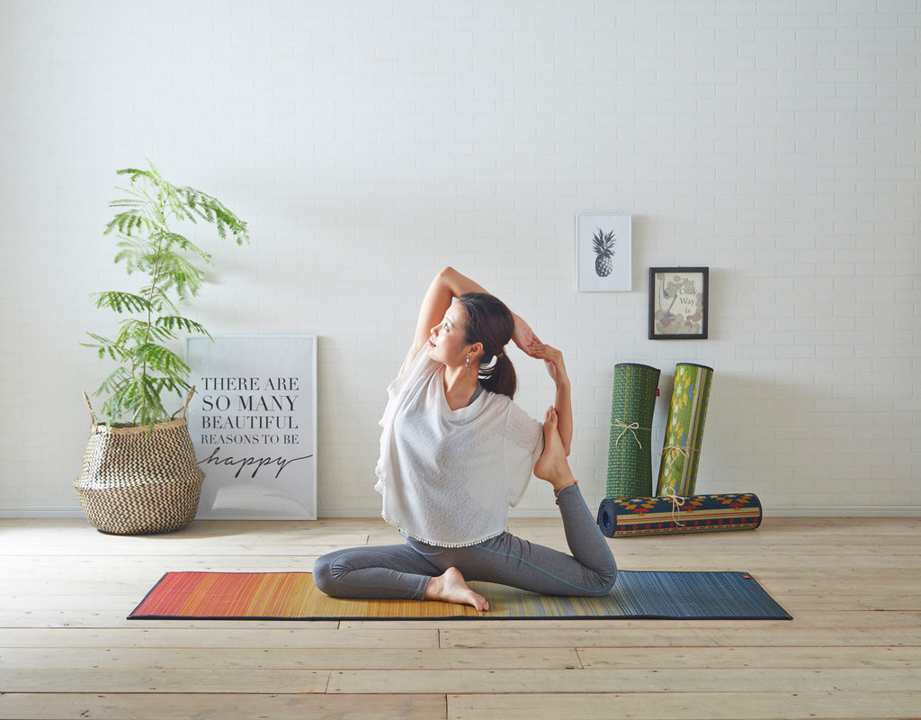 Japanese Igusa Yoga Meditation Eco-Friendly Tatami Mat "Joy" 60 cm × 180 cm
