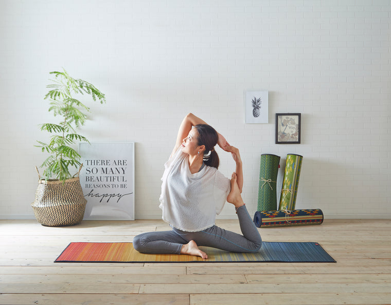 Japanese Igusa Yoga Meditation Eco-Friendly Tatami Mat "Joy" 60 cm × 180 cm
