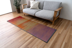 Japanese Natural Igusa Tatami Yoga Mat “Skysea"Nonslip TPE Backing 66×185 cm