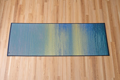 Japanese Natural Igusa Tatami Yoga Mat “Skysea” Nonslip TPE Backing 66 × 185 cm