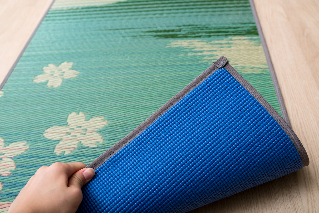 Japanese Natural Tatami Yoga Mat - Sakura-Fuji -  Tatami Yoga Mat - IKEHIKO JAPAN