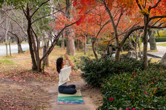 Japanese Natural Tatami Yoga Mat - Sakura-Fuji -  Tatami Yoga Mat - IKEHIKO JAPAN